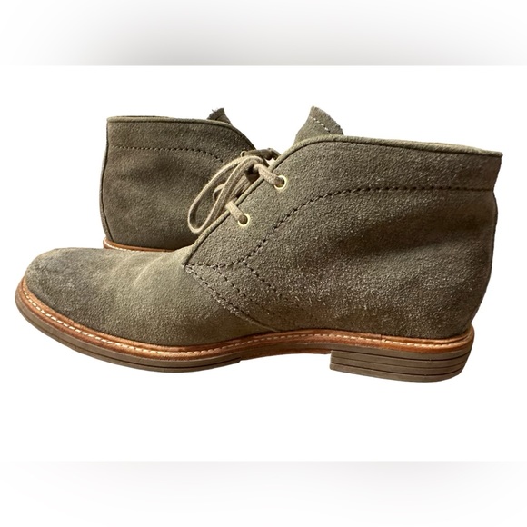 UGG Men Leighton Leather Suede Fur Green Shoes Boots Size 8.5  b2 - Picture 10 of 10